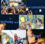 Aplaudidores Inflables Colores Surtidos para Eventos — foto 5