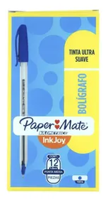 Bolígrafos Paper Mate Kilométrico Caja 12 Piezas Azul — foto 2