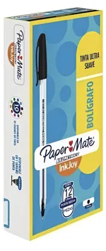 Bolígrafos Paper Mate Kilométrico Caja 12 Piezas Tinta Negra — foto 1
