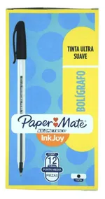 Bolígrafos Paper Mate Kilométrico Caja 12 Piezas Tinta Negra — foto 2