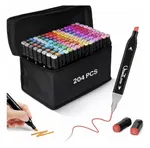 Plumones Touch Doble Punta Estuche 204 Piezas — foto 2