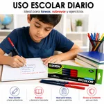 Lápiz Bicolor Dixon 2200 Hexagonal Caja 10 Piezas — foto 5