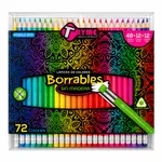 Lápices De Colores Borrables Tryme Set 72 Piezas — foto 3
