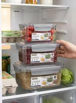 Contenedor Hermético 3 en 1 Cuadrado para Alimentos — foto 3