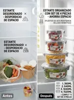 Contenedor Hermético Redondo 4 En 1 — foto 5