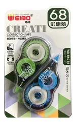 Pack de 2 Correctores de Cinta Escolar y Oficina — foto 1
