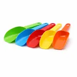 Cucharitas de Plástico 10 cm Pack de 5 Colores Surtidos — foto 1