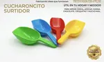 Cucharitas de Plástico 10 cm Pack de 5 Colores Surtidos — foto 5