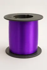 Listón Curly Liso Morado Rollo 100 m — foto 1