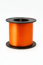 Listón Curly Liso 100 m Color Naranja — foto 1