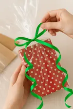 Listón Curly Liso 100 m Para Regalos y Globos Rojo — foto 3