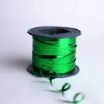 Listón Curly Metálico Verde Rollo 100 m — foto 2