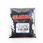 Diamantina Selanusa 50 g Ultrabrillante Color Negro — foto 1