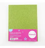 Foamy Diamantado Carta Selanusa 10 Piezas Verde Limón — foto 1