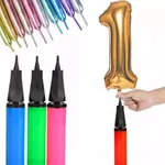 Bomba Manual Para Inflar Globos Color Amarillo — foto 4