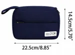Neceser De Viaje Organizador Con Gancho Azul Navy — foto 2