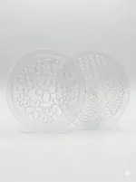Pack 2 Tapas para Coladera de Baño Transparentes — foto 1