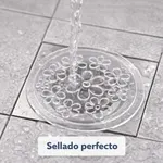 Pack 2 Tapas para Coladera de Baño Transparentes — foto 5