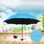 Paraguas Mágico Compacto Protección UV Azul Cielo — foto 4