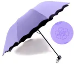 Paraguas Mágico Compacto Protección UV Morado — foto 1