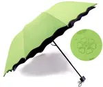 Paraguas Mágico Plegable Con Protección UV Verde — foto 1