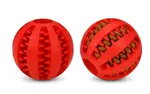 Pelota Comedero Interactiva Para Perro Color Rojo — foto 1