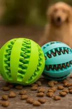 Pelota Comedero Interactiva Para Perro Verde — foto 3