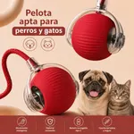 Pelota Interactiva con Cuerda para Mascota Roja — foto 2