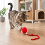 Pelota Interactiva con Cuerda para Mascota Roja — foto 4