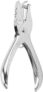 Pinza Perforadora Lomarey 1 Orificio 6 mm Plateada — foto 3