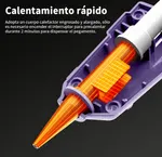 Pistola Para Silicón Barra Gruesa Selanusa Roja — foto 2
