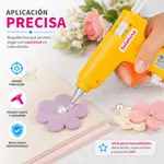Pistola de Silicón Grande Selanusa Color Verde — foto 4