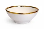 Plato Tazón Mediano Dorado Modelo A521 — foto 1