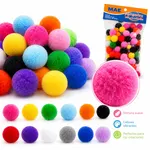 Pompones Mae 25 mm Colores Surtidos 100 Piezas — foto 2