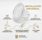Cabezal de Regadera para Fregadero Ahorro de Agua Azul — foto 3