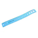 Regla Flexible 30 cm Azul de Plástico Irrompible — foto 2