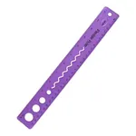 Regla Flexible 30 cm Morada de Plástico Irrompible — foto 1