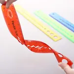 Regla Flexible 30 cm Morada de Plástico Irrompible — foto 2