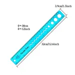 Regla Flexible 30 cm Morada de Plástico Irrompible — foto 3