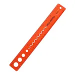 Regla Flexible 30 cm Irrompible Color Rojo — foto 1