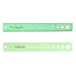 Regla Flexible 30 cm Irrompible Color Verde — foto 1