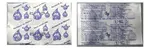 Millar de Sellos de Garantía Termoencogibles Gota Azul — foto 1
