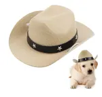 Sombrero Vaquero para Mascotas Chico Beige — foto 3