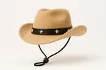 Sombrero Vaquero para Mascotas Chico Beige — foto 5