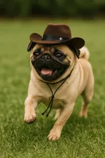 Sombrero Vaquero para Mascotas Chico Café — foto 4