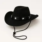 Sombrero Vaquero Para Mascotas Chico Negro — foto 1