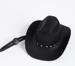 Sombrero Vaquero Para Mascotas Chico Negro — foto 5