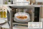Tapa Para Microondas Antisalpicaduras 26 cm Con Respiradero — foto 3