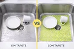Tapete Salvaplatos para Tarja Azul Antiderrapante — foto 3