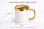 Taza Con Filo Dorado Modelo TF813 — foto 2